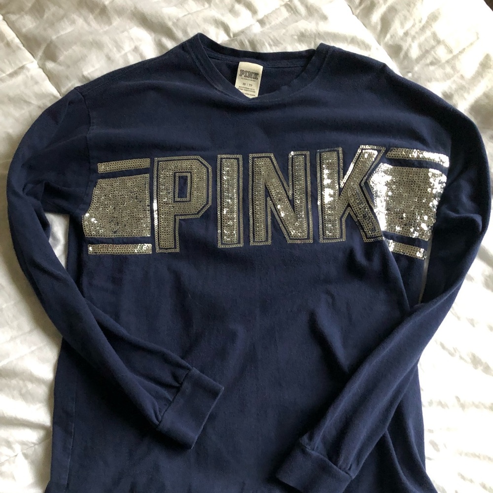 Victoria’s Secret  sequin PINK shirt